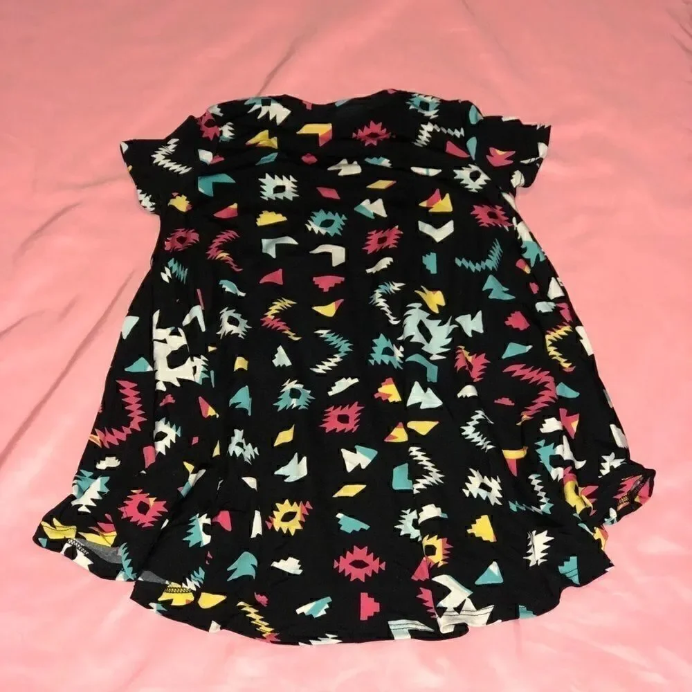 LuLaRoe Toddler Girl Dress Size 2 Tribal Aztec